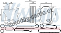 Chladič motorového oleje NISSENS 90723