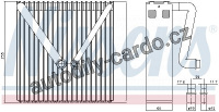 Výparník NISSENS 92234