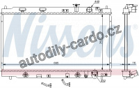 Chladič motoru NISSENS 640941