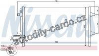 Chladič klimatizace NISSENS 940154