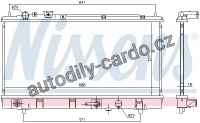 Chladič motoru NISSENS 69463