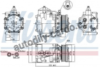 Kompresor klimatizace NISSENS 89248