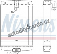 Výměník tepla NISSENS 72013