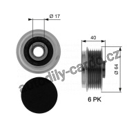 Alternátorová volnoběžka (předstihová spojka) GATES (GT OAP7037) - OPEL