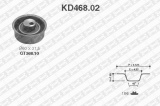 Sada rozvodového řemene SNR KD468.02