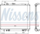 Chladič motoru NISSENS 62853