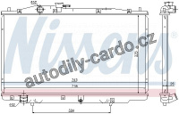 Chladič motoru NISSENS 69464