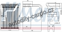 Výparník NISSENS 92237