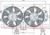 Ventilátor chladiče NISSENS 85388