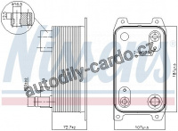 Chladič oleje automatické převodovky NISSENS 90941