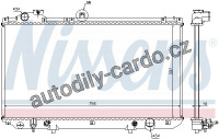 Chladič motoru NISSENS 64762