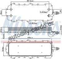 Chladič motorového oleje NISSENS 90944