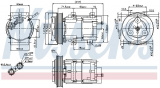 Kompresor klimatizace NISSENS 89251