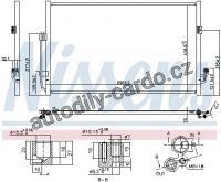 Chladič klimatizace NISSENS 940556
