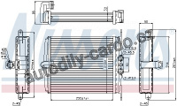 Výměník tepla NISSENS 72019