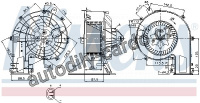 Vnitřní ventilátor NISSENS 87078