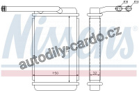 Výměník tepla NISSENS 71757