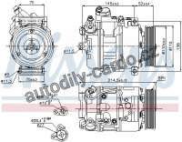 Kompresor klimatizace NISSENS 89214