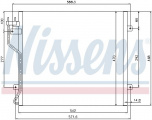 Chladič klimatizace NISSENS 94773