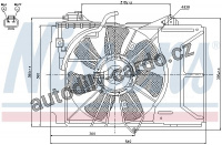 Ventilátor chladiče NISSENS 85328