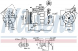 Kompresor klimatizace NISSENS 89216