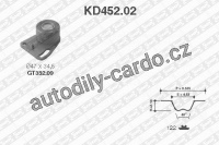 Sada rozvodového řemene SNR KD452.02