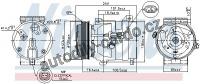 Kompresor klimatizace NISSENS 89217