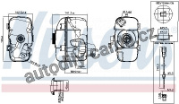 Vyrovnávací nádoba, chladicí kapalina NISSENS (996177)