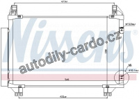 Chladič klimatizace NISSENS 940130