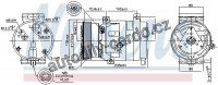 Kompresor klimatizace NISSENS 89218