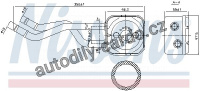 Chladič motorového oleje NISSENS 90685
