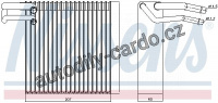 Výparník NISSENS 92188