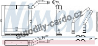 Výměník tepla NISSENS 71770