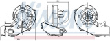 Vnitřní ventilátor NISSENS 87247