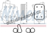 Chladič motorového oleje NISSENS 90873