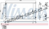 Chladič klimatizace NISSENS 940502