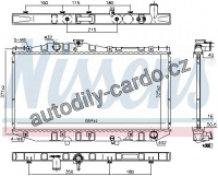 Chladič motoru NISSENS 64713