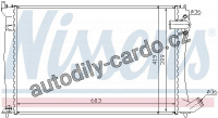 Chladič motoru NISSENS 61298