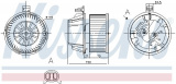 Vnitřní ventilátor NISSENS 87269