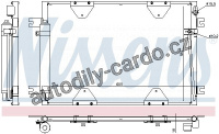 Chladič klimatizace NISSENS 940505