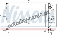 Chladič motoru NISSENS 63328