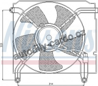 Ventilátor chladiče NISSENS 85349