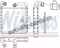 Výměník tepla NISSENS 73943