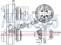 Kompresor klimatizace NISSENS 890368