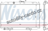 Chladič motoru NISSENS 68718
