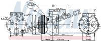 Kompresor klimatizace NISSENS 89063