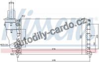 Chladič motoru NISSENS 61799