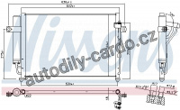 Chladič klimatizace NISSENS 94646