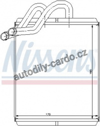 Výměník tepla NISSENS 77518