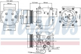 Kompresor klimatizace NISSENS 89066